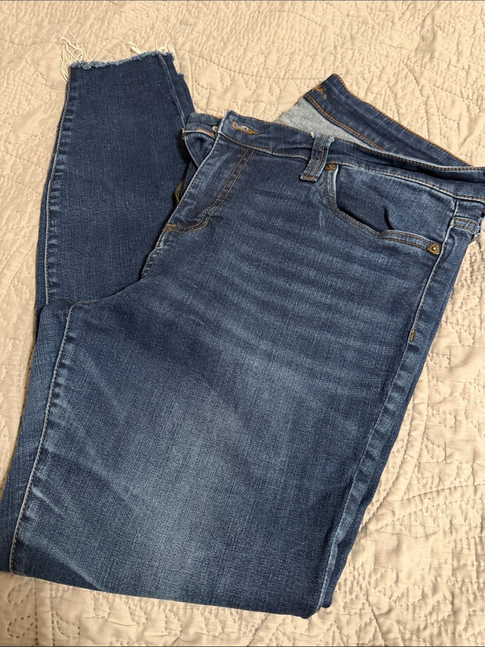 Kut from the Kloth Carlo Ankle Skinny Jeans size 16